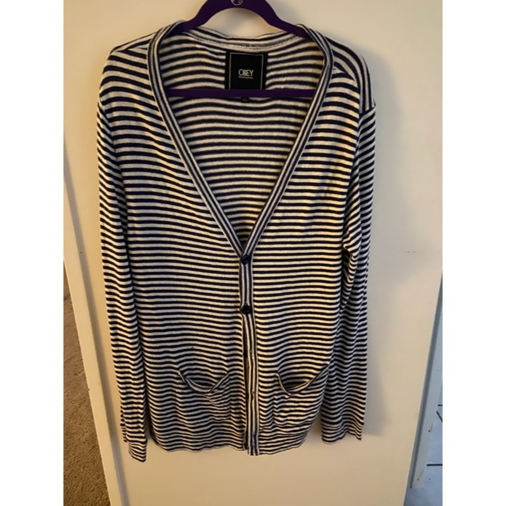 Men’s Obey Striped Sweater